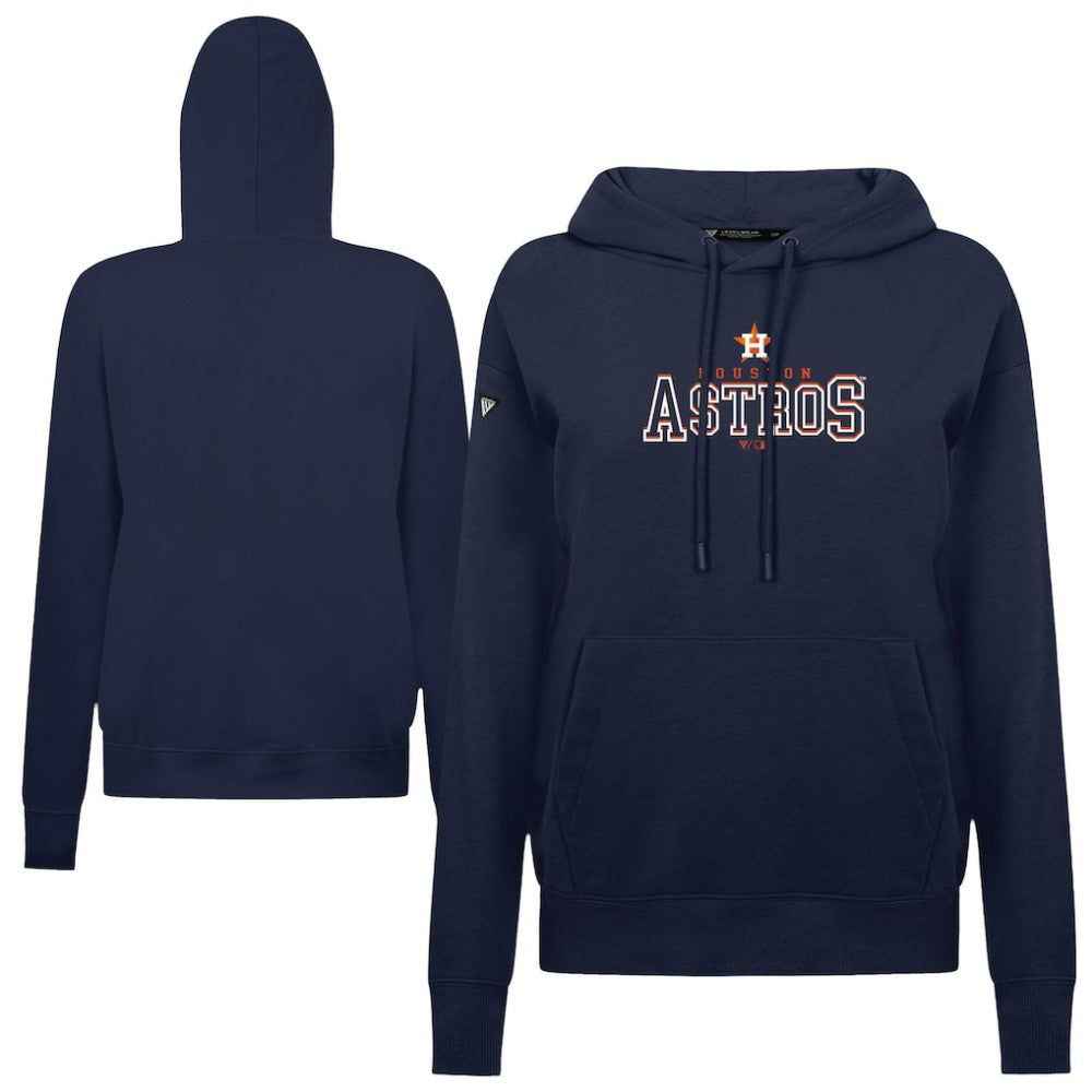 Navy Houston Astros Levelwear Women's Adorn Journey Hoodie