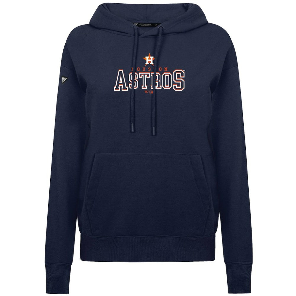 Navy Houston Astros Levelwear Women's Adorn Journey Hoodie
