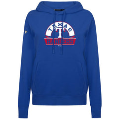 Royal Texas Rangers Levelwear Women's Adorn Banner Arch Hoodie