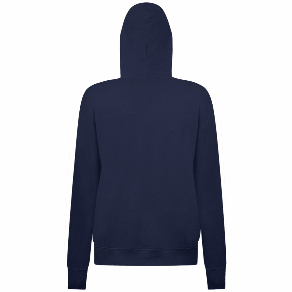 Navy New York Yankees Levelwear Women's Adorn Banner Arch Hoodie