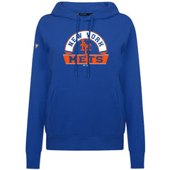 Royal New York Mets Levelwear Women's Adorn Banner Arch Hoodie