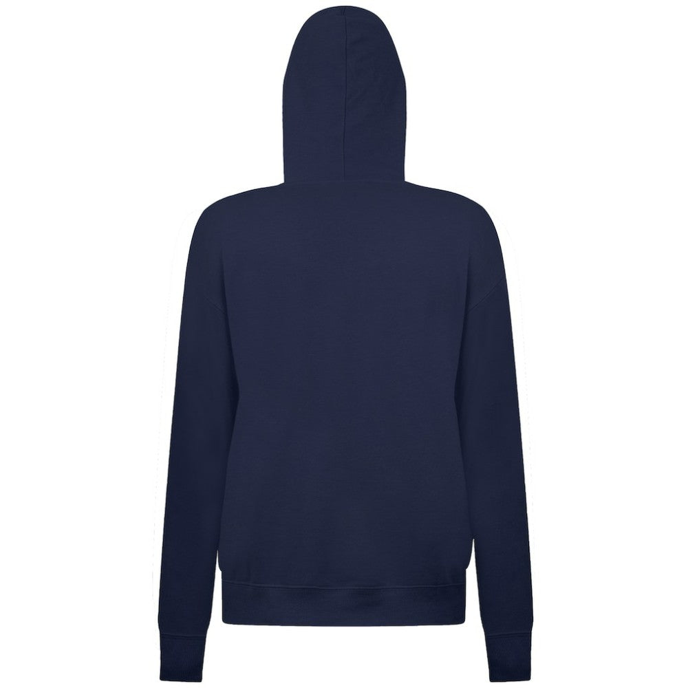 Navy Detroit Tigers Levelwear Women's Adorn Banner Arch Hoodie