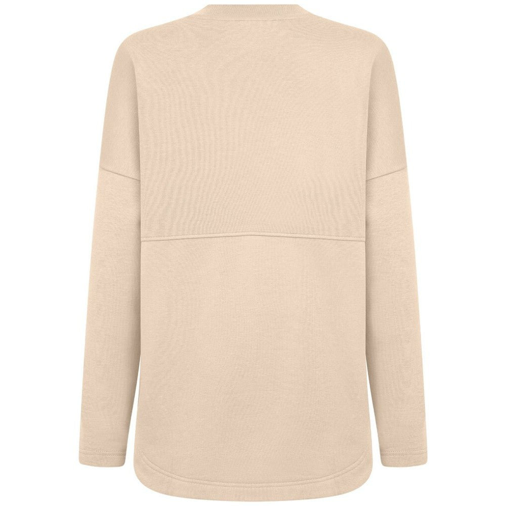 Khaki Washington Nationals Levelwear Women's Oversized Beaudry Sizzle Top
