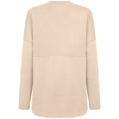 Khaki Washington Nationals Levelwear Women's Oversized Beaudry Sizzle Top