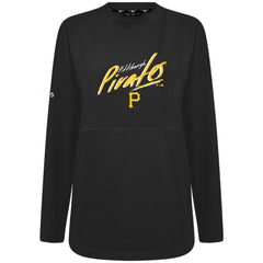 Black Pittsburgh Pirates Levelwear Women's Oversized Beaudry Sizzle Top