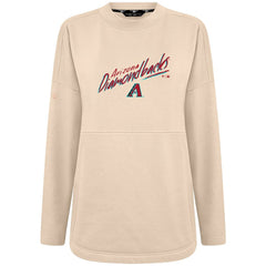 Khaki Arizona Diamondbacks Levelwear Women's Oversized Beaudry Sizzle Top