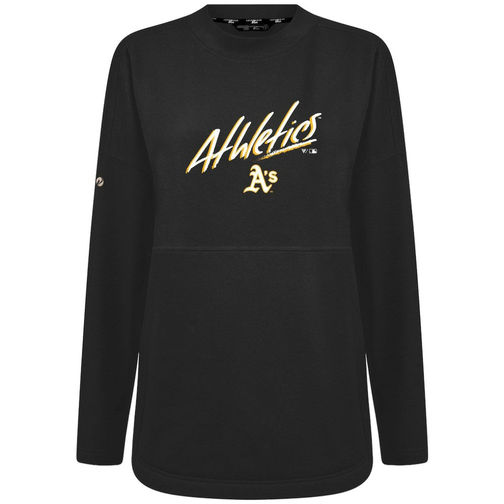 Black Athletics Levelwear Women's Oversized Beaudry Sizzle Top