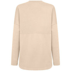 Khaki Baltimore Orioles Levelwear Women's Oversized Beaudry Sizzle Top