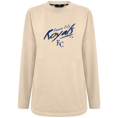 Khaki Kansas City Royals Levelwear Women's Oversized Beaudry Sizzle Top
