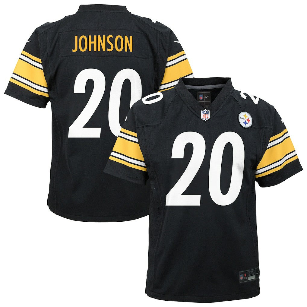 Kaleb Johnson  Youth Team Game Jersey - Pittsburgh Steelers Jerseys
