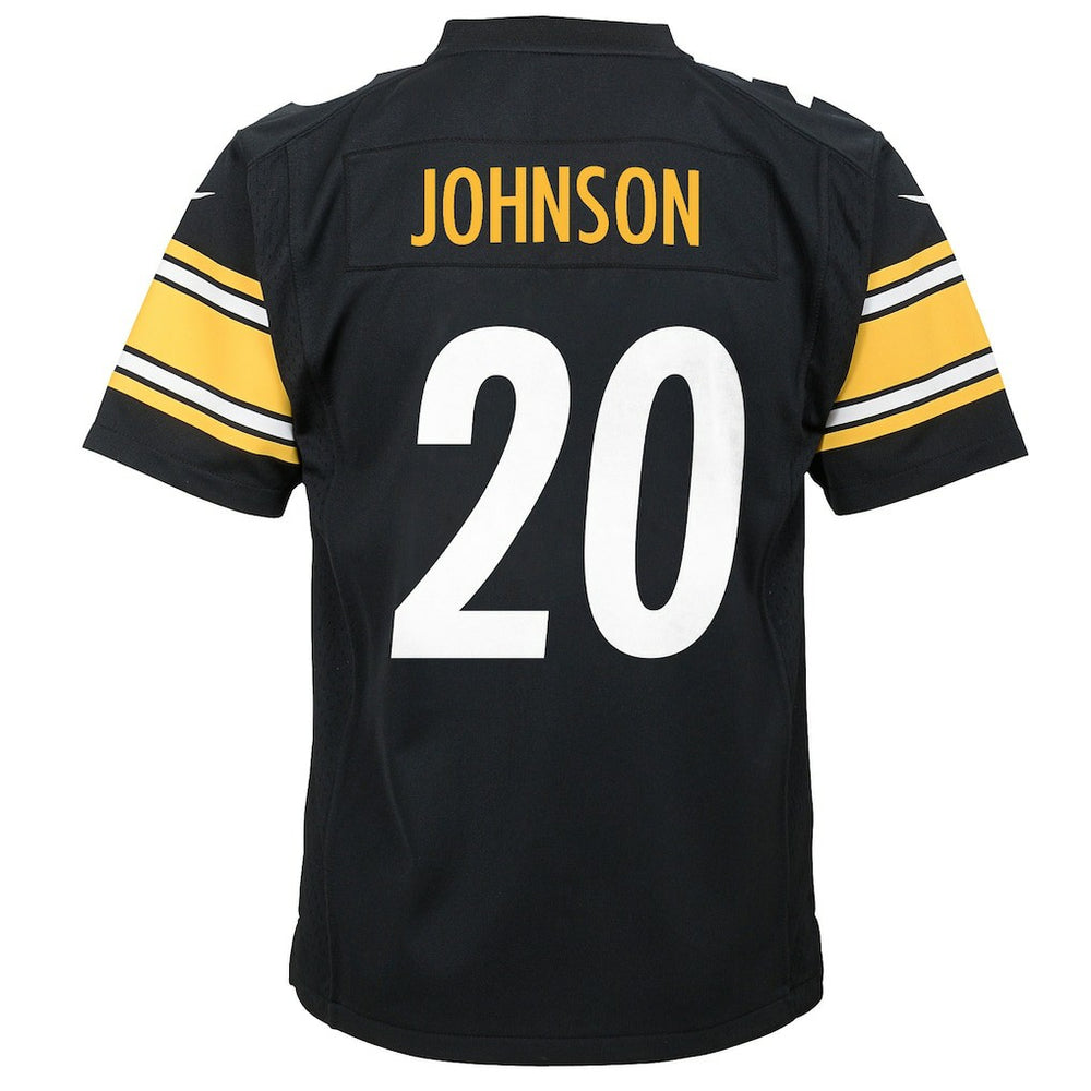 Kaleb Johnson  Youth Team Game Jersey - Pittsburgh Steelers Jerseys