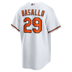 White Samuel Basallo Baltimore Orioles Nike  Youth Home Replica Jersey