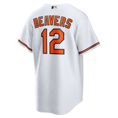 White Dylan Beavers Baltimore Orioles Nike  Youth Home Replica Jersey