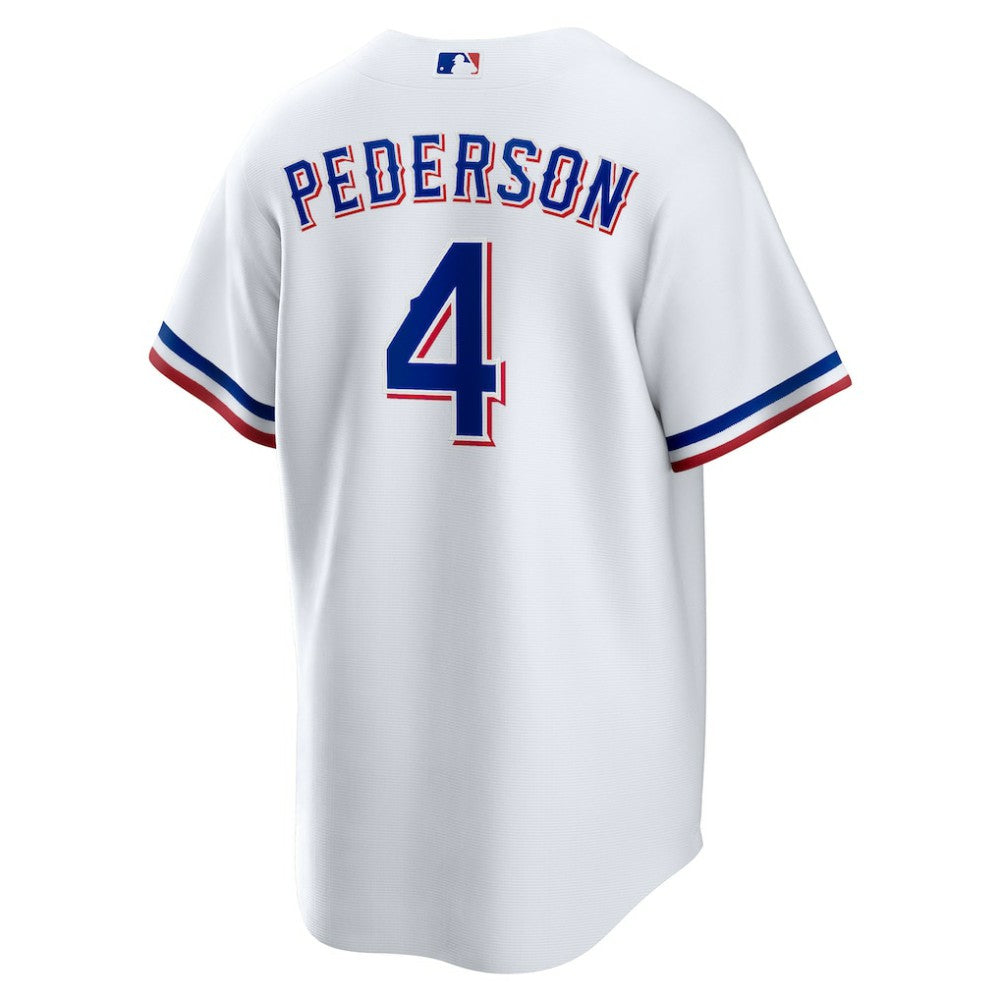 White Joc Pederson Texas Rangers Nike  Youth Home Replica Jersey