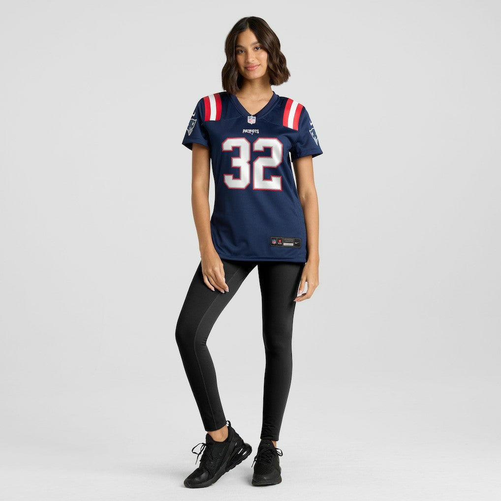 TreVeyon Henderson  Women's Game Jersey - New England Patriots Jerseys