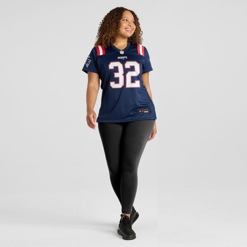 TreVeyon Henderson  Women's Game Jersey - New England Patriots Jerseys