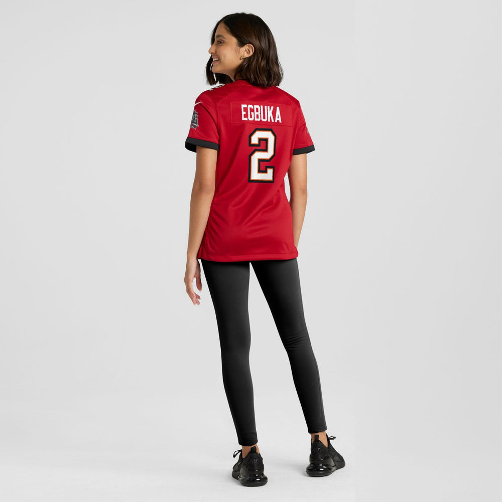 Emeka Egbuka  Women's Team Game Jersey - Tampa Bay Buccaneers Jerseys