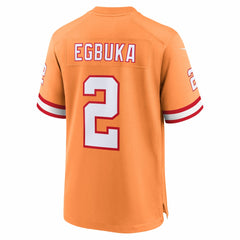 Emeka Egbuka  Alternate 2 Game Jersey - Tampa Bay Buccaneers Jerseys
