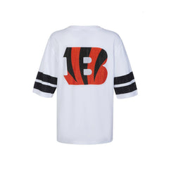Cuce Women's Rhinestone V-Neck Tunic - Cincinnati Bengals