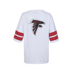 Cuce Women's Rhinestone V-Neck Tunic - Atlanta Falcons