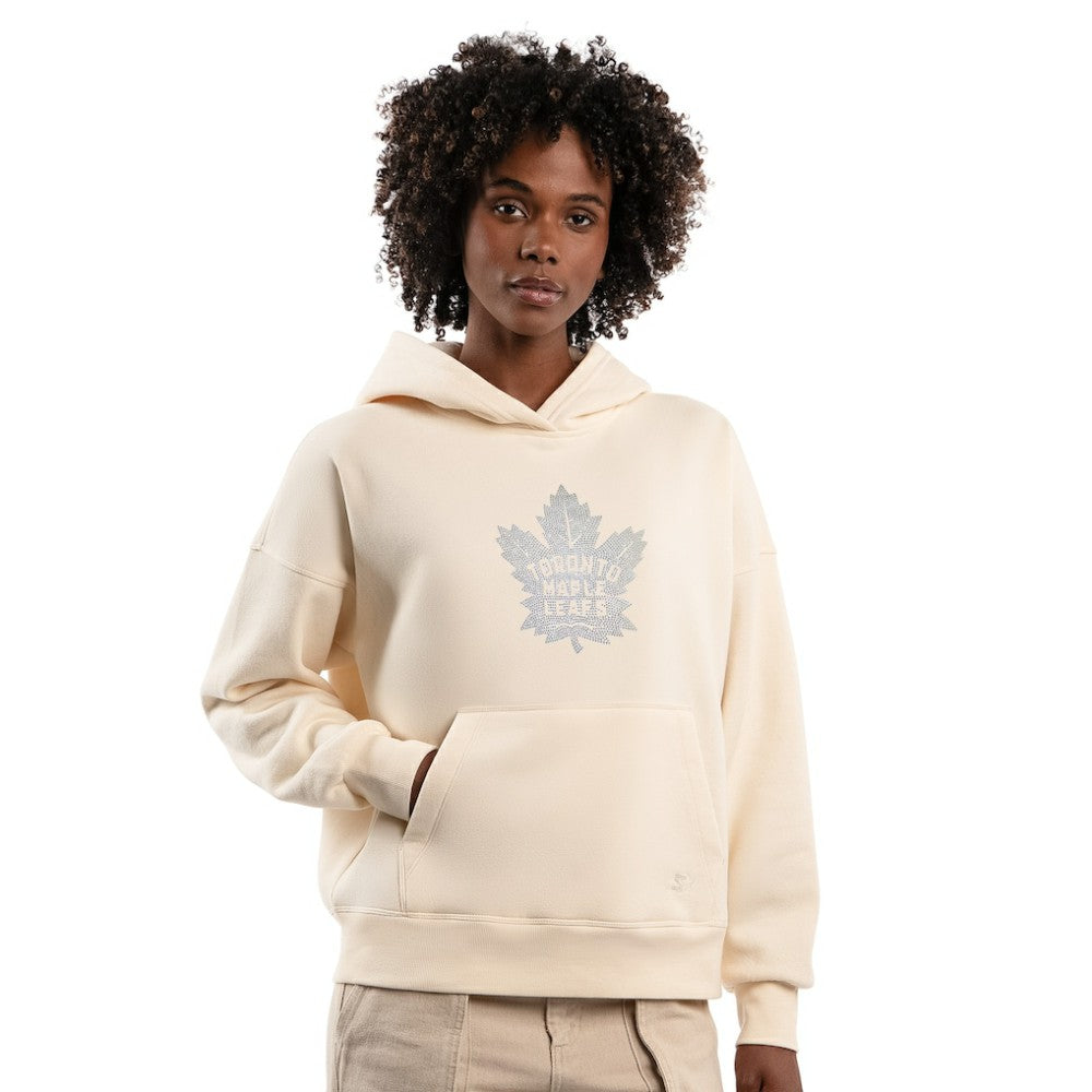 NHL Toronto Maple Leafs Starter Women's Rhinestone Relaxed Hoodie