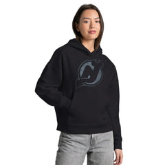 NHL New Jersey Devils Starter Women's Rhinestone Relaxed Hoodie
