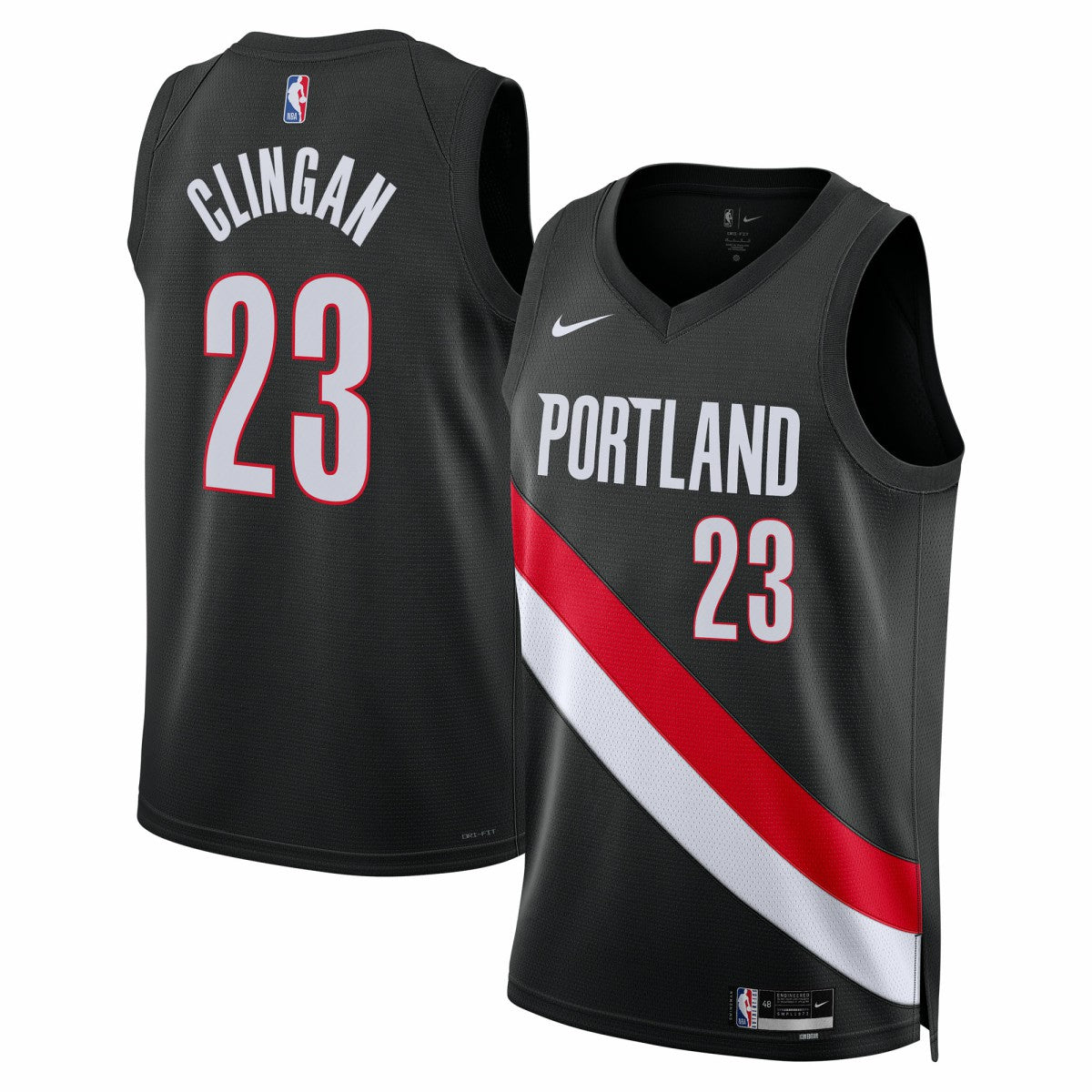 Nike Donovan Clingan Portland Trail Blazers Unisex Swingman Jersey