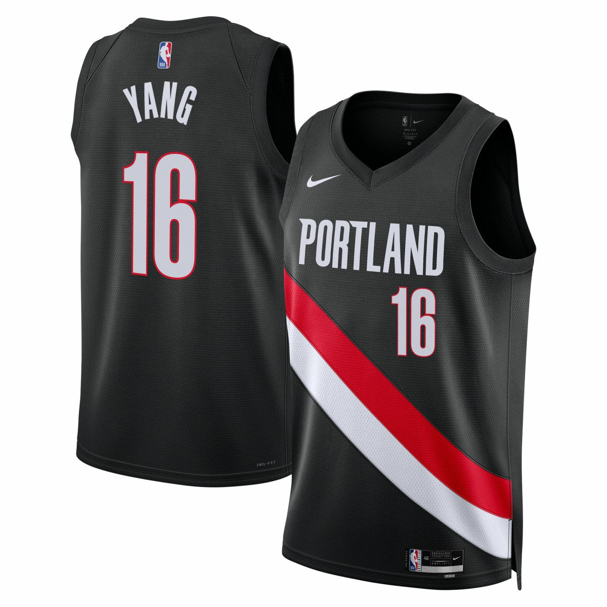 Nike Yang Hansen Portland Trail Blazers Unisex Swingman Jersey