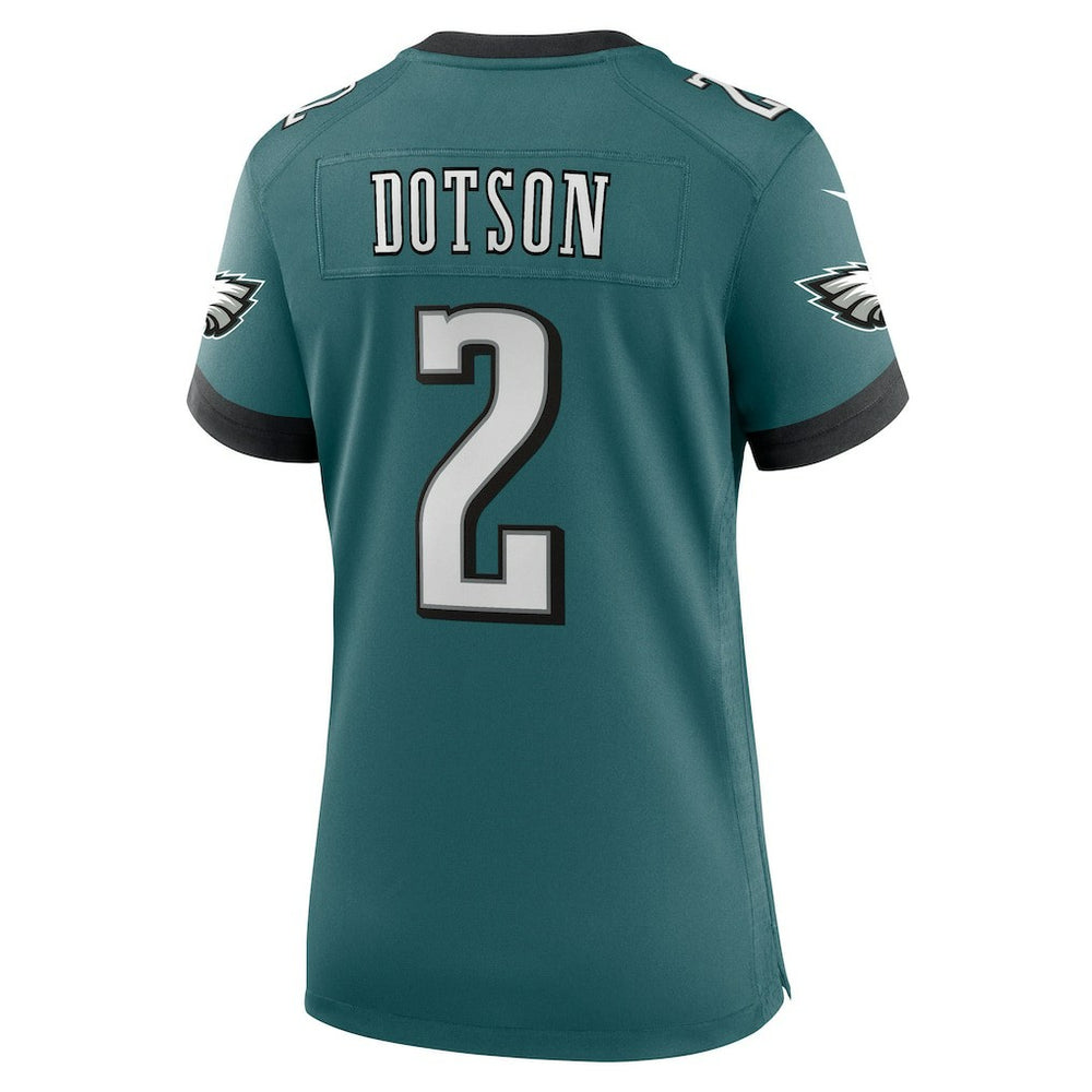 Jahan Dotson  Women's Team Game Jersey - Philadelphia Eagles Jerseys