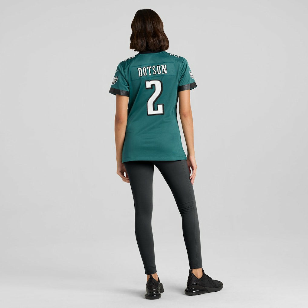 Jahan Dotson  Women's Team Game Jersey - Philadelphia Eagles Jerseys