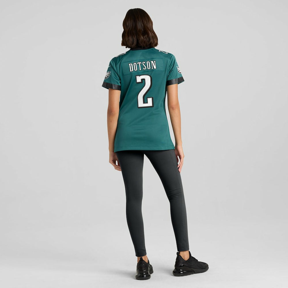 Jahan Dotson  Women's Team Game Jersey - Philadelphia Eagles Jerseys