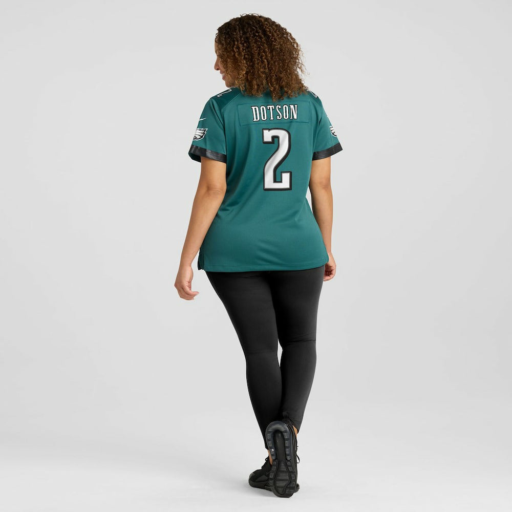 Jahan Dotson  Women's Team Game Jersey - Philadelphia Eagles Jerseys