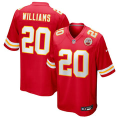 Nohl Williams  Team Game Jersey - Kansas City Chiefs Jerseys