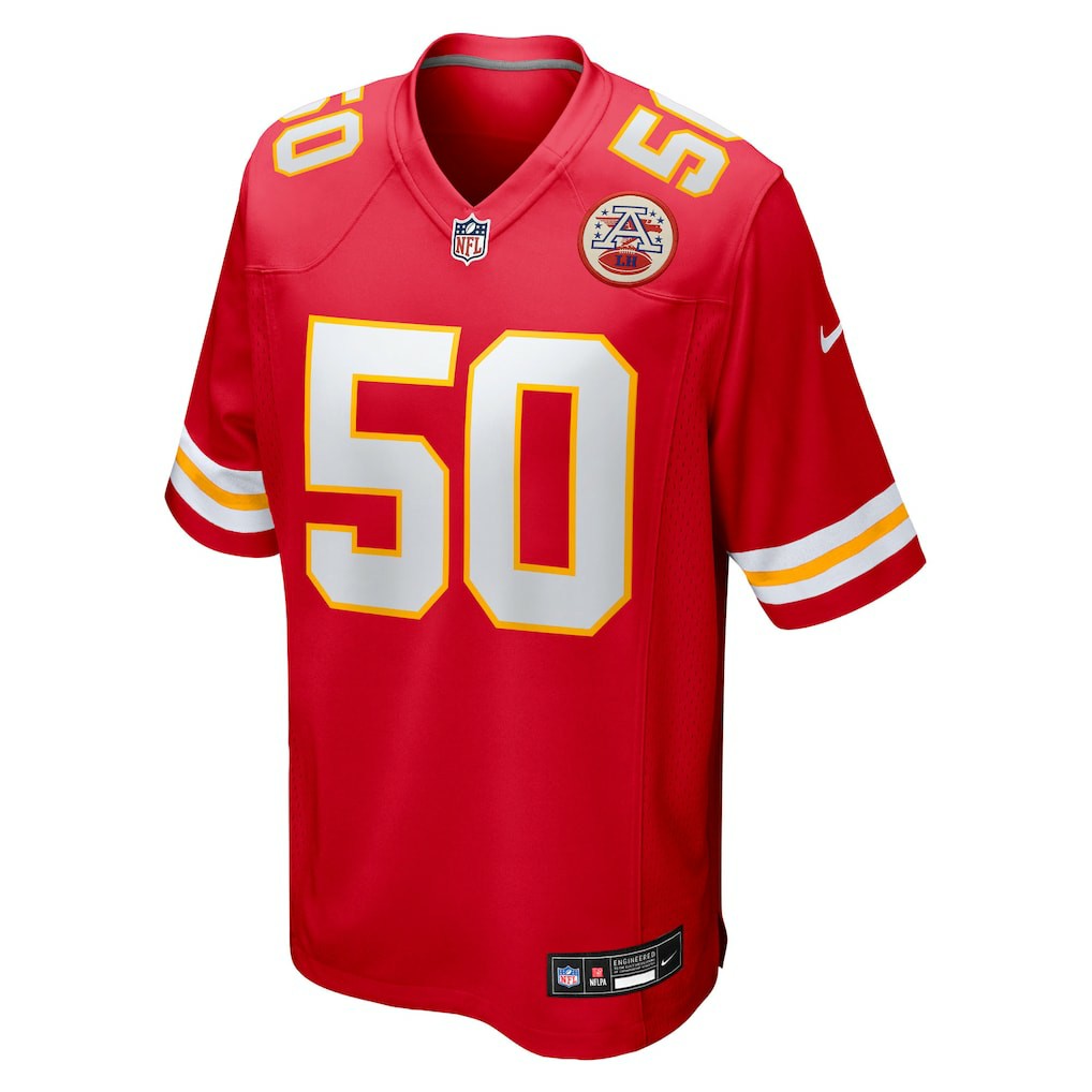 Brandon George  Team Game Jersey - Kansas City Chiefs Jerseys