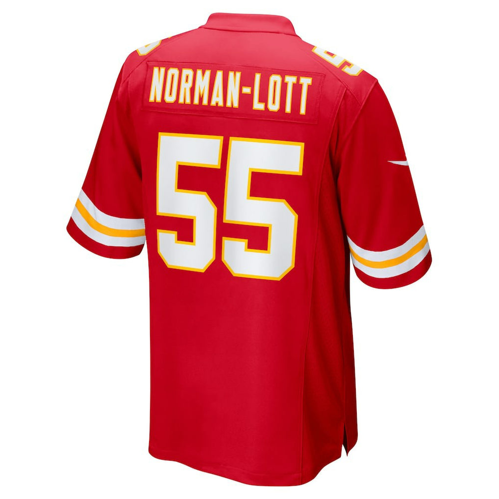 Omarr Norman-Lott  Team Game Jersey - Kansas City Chiefs Jerseys