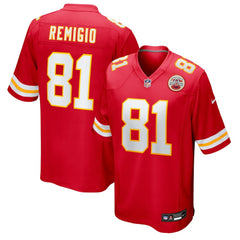 Nikko Remigio  Team Game Jersey - Kansas City Chiefs Jerseys