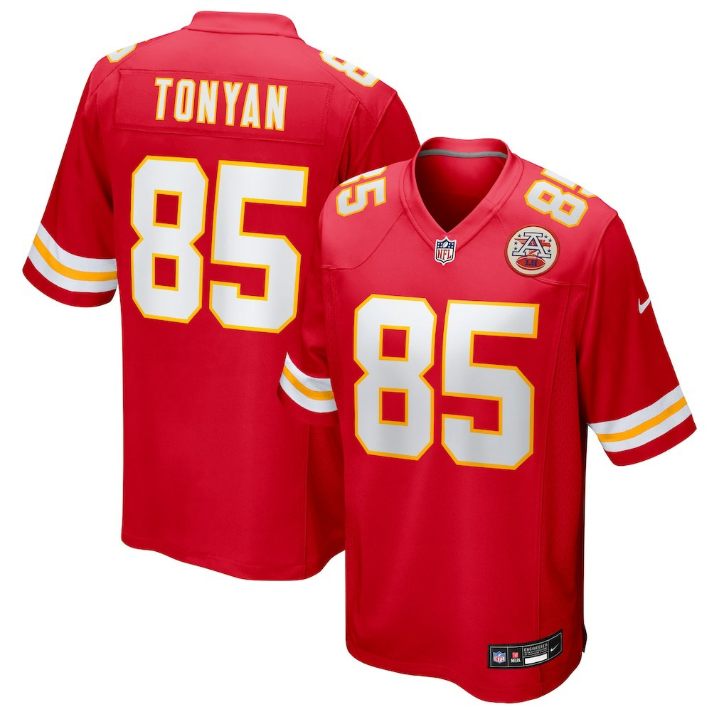Robert Tonyan  Team Game Jersey - Kansas City Chiefs Jerseys
