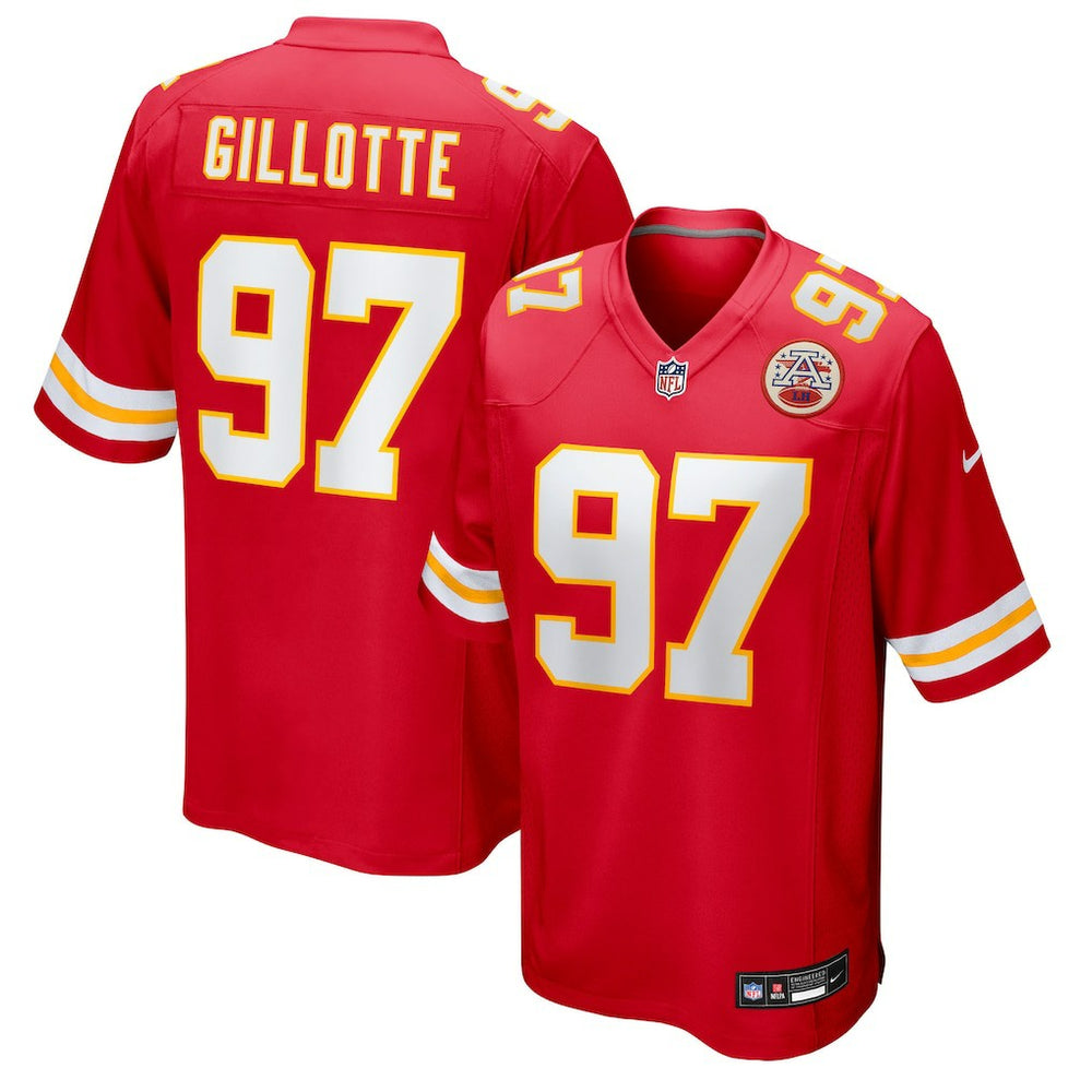 Ashton Gillotte  Team Game Jersey - Kansas City Chiefs Jerseys