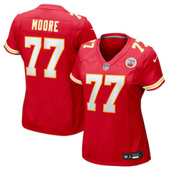 Jaylon Moore  Women's Team Game Jersey - Kansas City Chiefs Jerseys