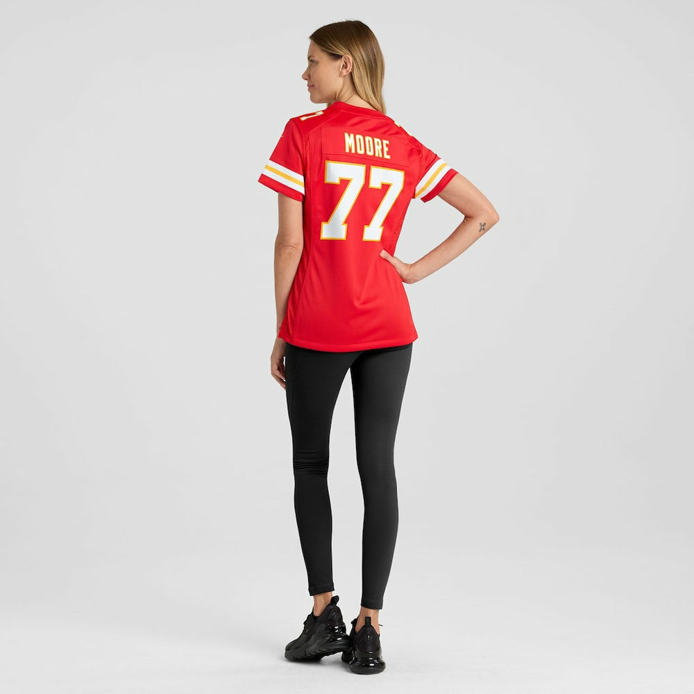 Jaylon Moore  Women's Team Game Jersey - Kansas City Chiefs Jerseys