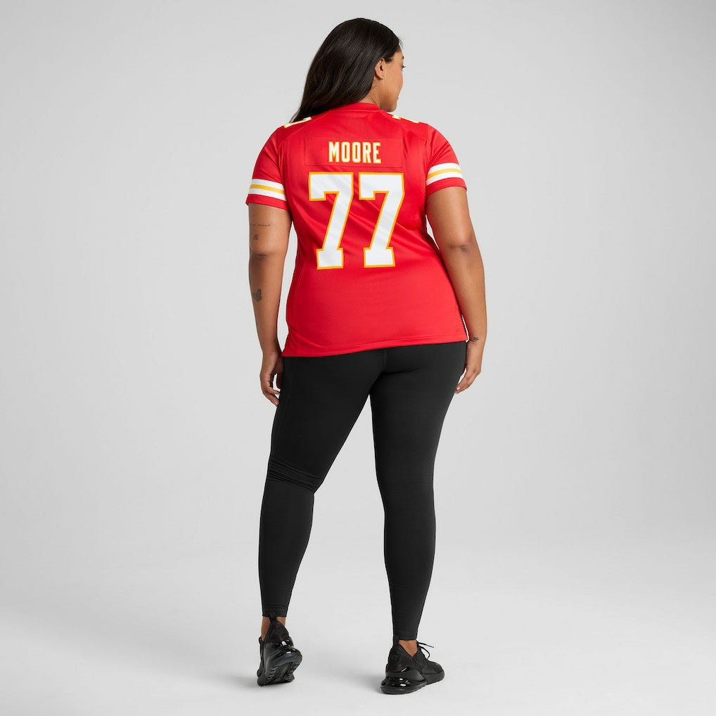 Jaylon Moore  Women's Team Game Jersey - Kansas City Chiefs Jerseys