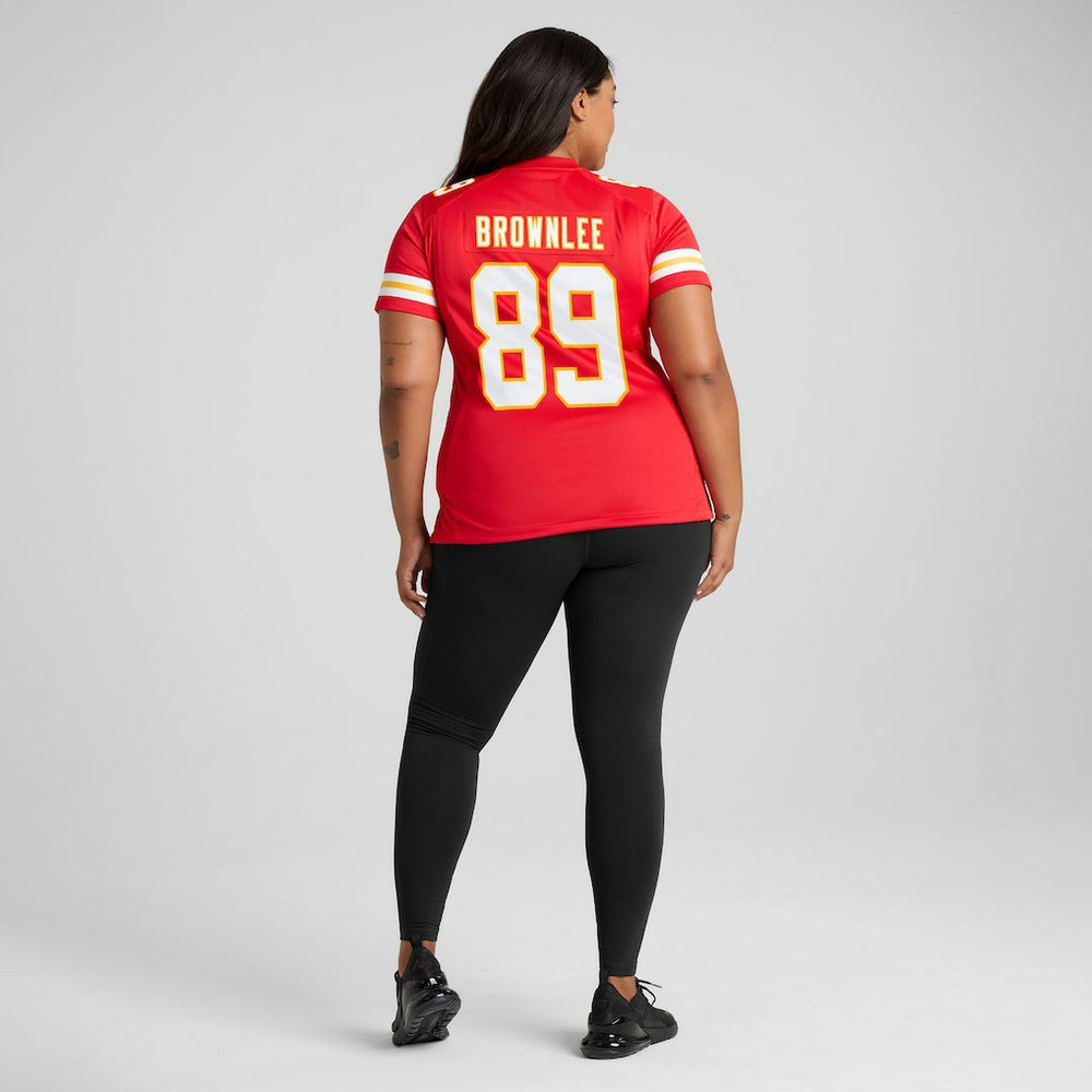 Jason Brownlee  Women's Team Game Jersey - Kansas City Chiefs Jerseys
