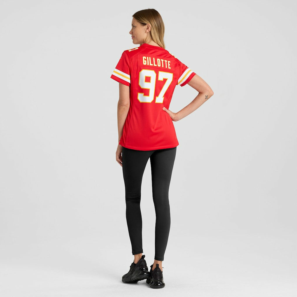 Ashton Gillotte  Women's Team Game Jersey - Kansas City Chiefs Jerseys