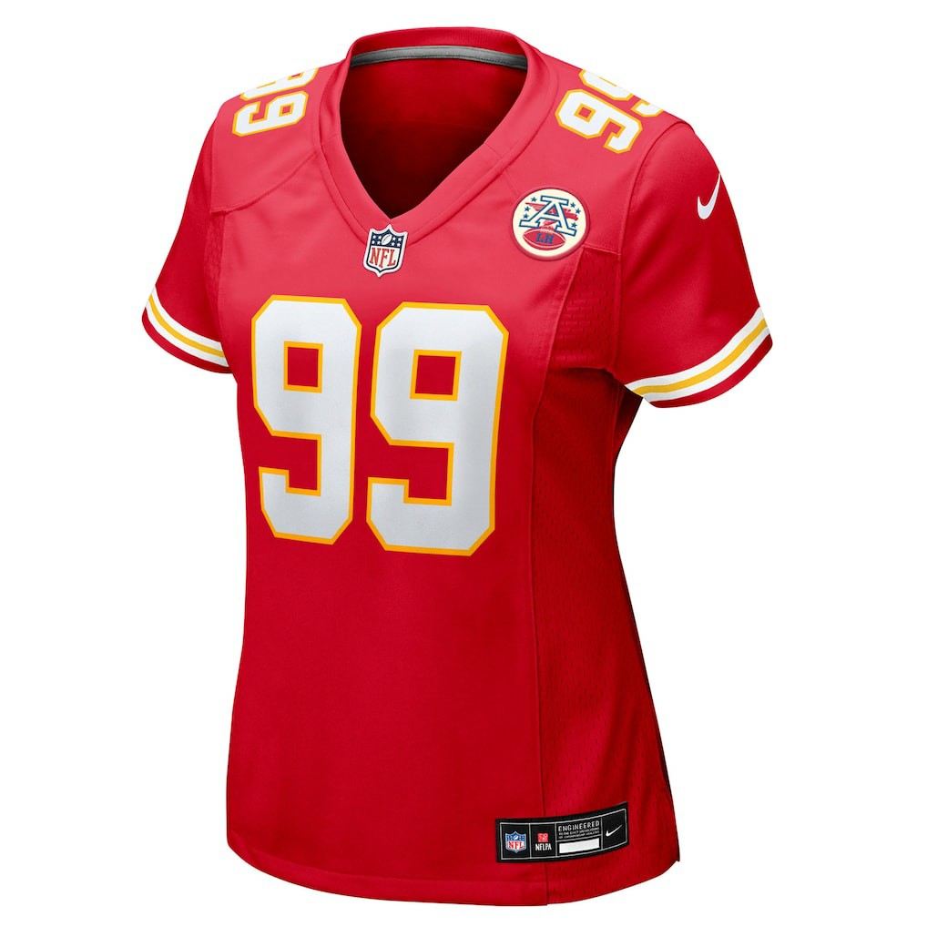 Jerry Tillery  Women's Team Game Jersey - Kansas City Chiefs Jerseys