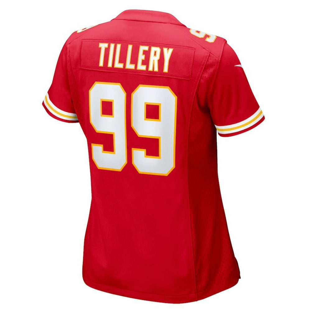 Jerry Tillery  Women's Team Game Jersey - Kansas City Chiefs Jerseys