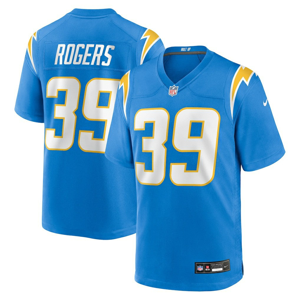 Eric Rogers  Team Game Jersey - Los Angeles Chargers Jerseys