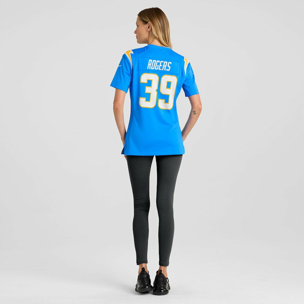 Eric Rogers  Women's Team Game Jersey - Los Angeles Chargers Jerseys