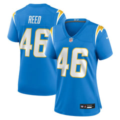 Nikko Reed  Women's Team Game Jersey - Los Angeles Chargers Jerseys