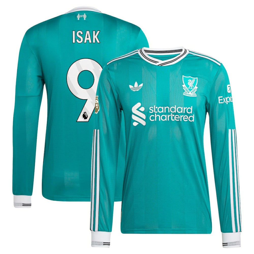Alexander Isak Liverpool 2025/26 Third Long Sleeve Player Jersey