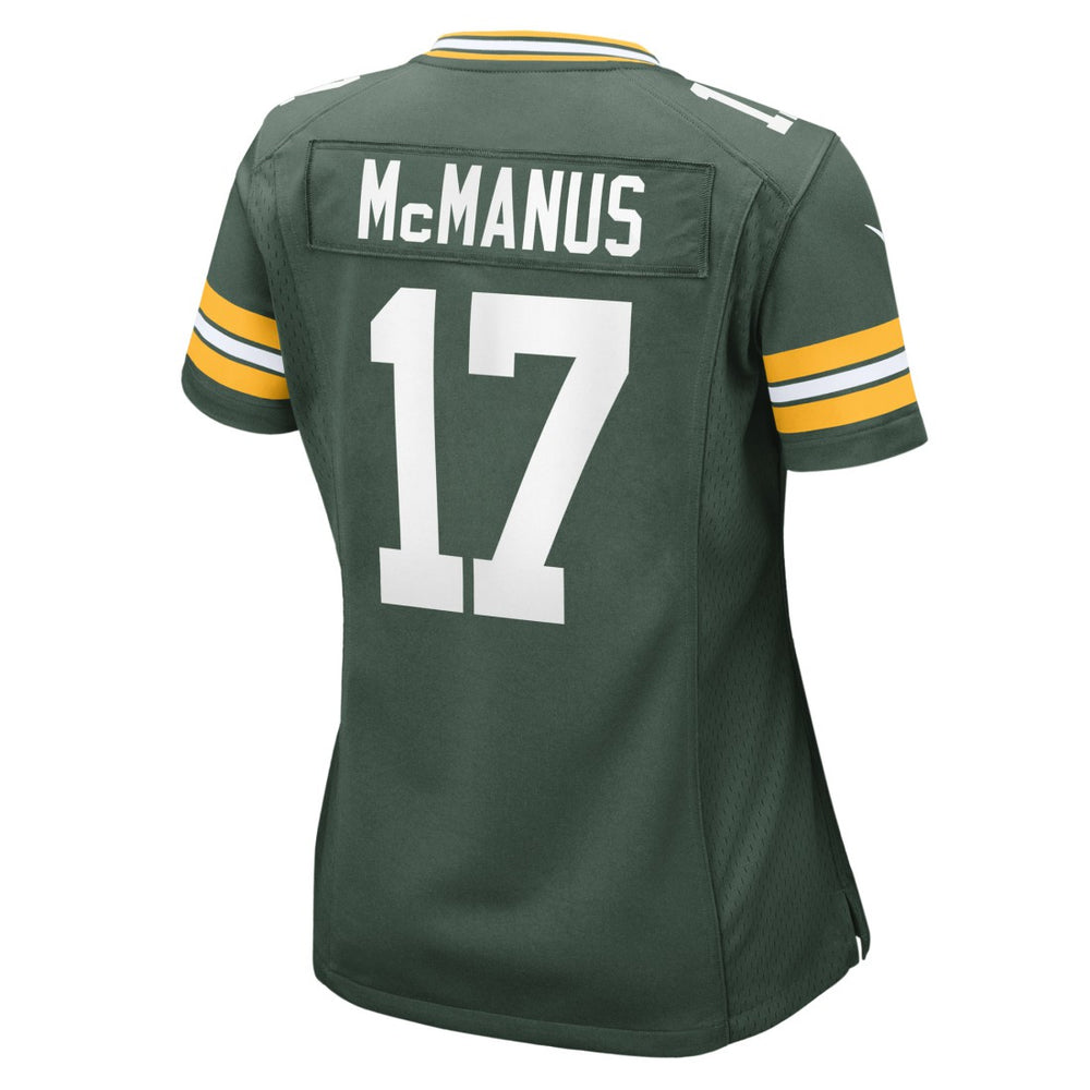 Brandon McManus  Women's Team Game Jersey - Green Bay Packers Jerseys